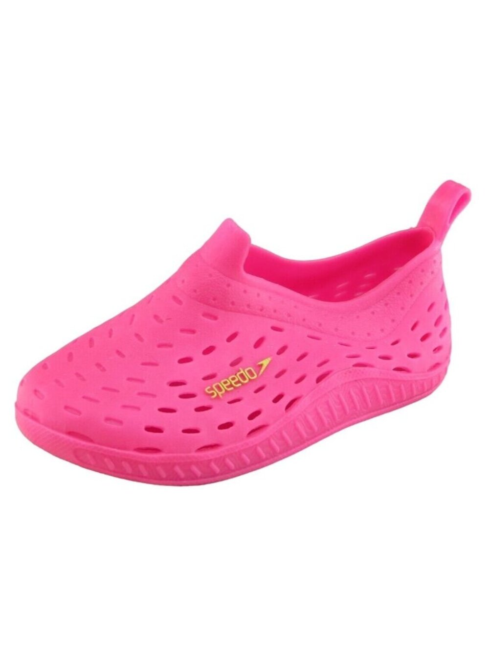 Speedo Toddler Size 11-12 Aqua Shoes Slip-On Water Shoes Pink Perforated